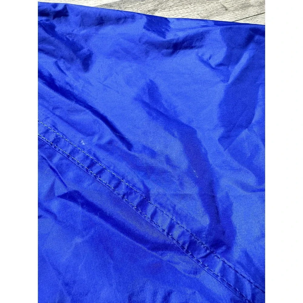 VTG North Face Mens Blue Black Full Zip Windbreaker Jacket Size Large‎